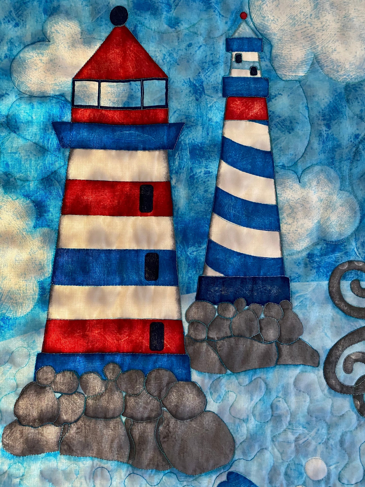 Anchors Away Baby Quilt 100% Cotton Made in USA. Baby Quilt, Gifts, Shower, Blanket